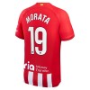 Maillot de Supporter Atlético Madrid Morata 19 Domicile 2023-24 Pour Homme